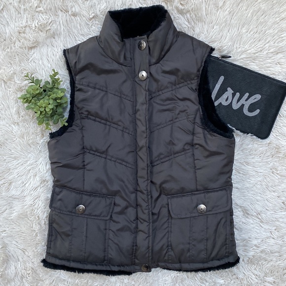 πHPπ KC Collections Reversible Vest π Gray & Black - Picture 2 of 16